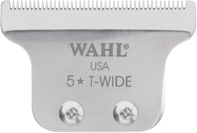 WAHL Detailer T-wide Blade, 0.4mm, Adjustment to 0, Precision Sharpening, Replacement Blades, Replacement Blades for Trimmer, 5-Star Detailer, Cordless Detailer Li