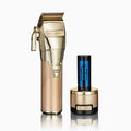 BaBylissPRO FXONE Cordless Hair Clipper | All-Metal Body | Gold MIM Fade Blade
