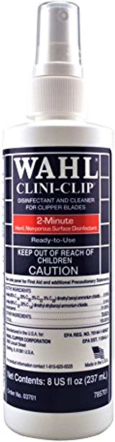 Wahl Professional - Clini-Clip Animal Blade Disinfectant and Cleaning Spray #3310-230 - 8 oz