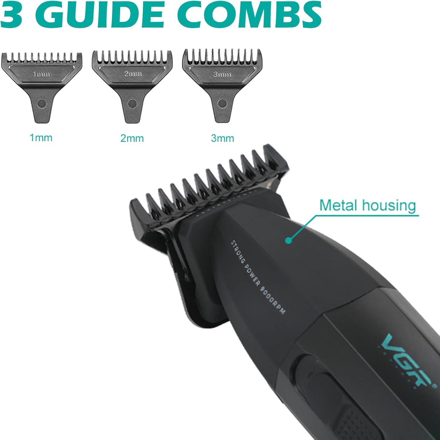 VGR 906 Fresh Fade Professional Hair Trimmer, 9000rpm  DLC
