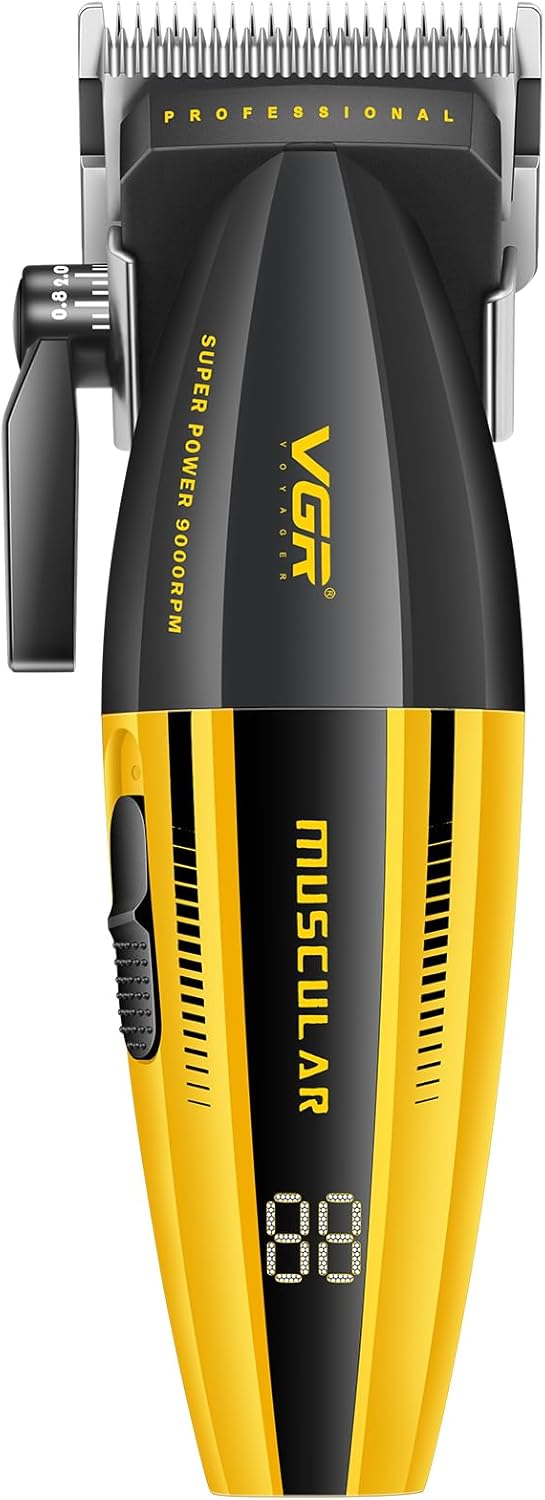 VGR 285 Fresh Fade Hair Trimmer for Men, 9000RPM Professional Barber Clipper for Haircut