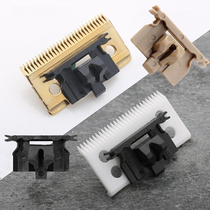 4 Pack Hair Clipper Swing Head Replacement Guide Block Plastic Tongue Cam Follower DIY Spring Tension Base Stand Fit for WAHL Magic Clip 8148/8504/8591/1919 Accessories Repair Part