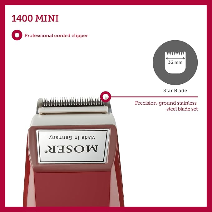 Hair 1400-0150 Moser Corded Clipper