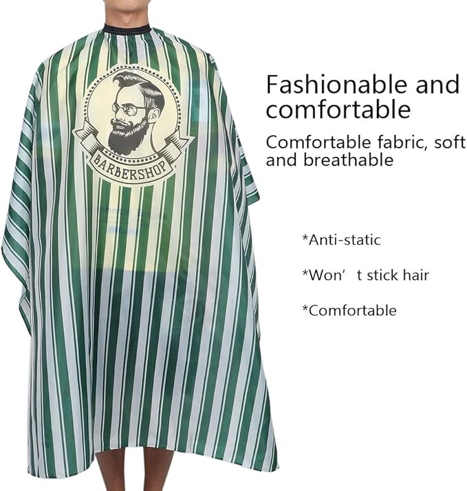 Professional Barber Hair Cutting Cape Cover - Adjustable Hairdressing Salon Cape For Cutting And Colouring Hair (1#)