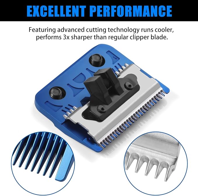 FX8022BL Metal Injection Molded (MIM) Precisin Blade for BaBylissPRO FX899, FX890, FX870, FX673, FX829, FX826, and FXT45C Clippers, Replacement