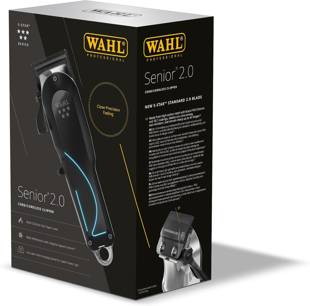 Wahl Senior 2.0 Cord/Cordless Hair Clipper with 8000 RPM