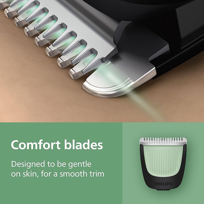 Philips 7-in-1 Multi Grooming Kit MG3930/15 | Beard, Hair & Nose Trimming | Self-Sharpening Blades | 60 min Cordless | USB-A Charging | Washable Parts | Pouch Included