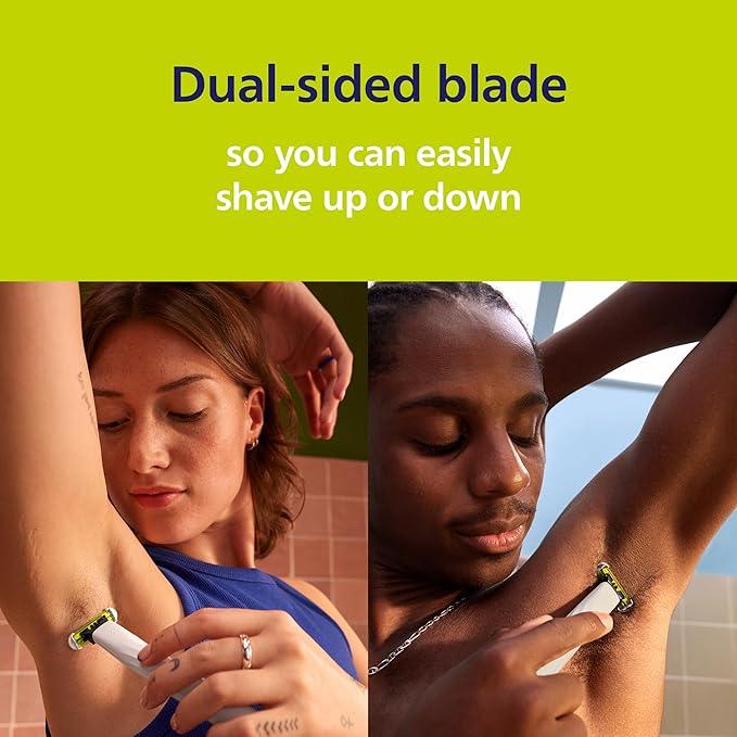 Philips OneBlade Intimate Blades - 2 x SkinProtect Replacement Blades