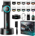 VGR 001 Professional Hair Clippers Men Cordless - Barber Machine Barbershop Haircut Cutting Kit - Vector 9000 RPM Motor - DLC Blades - Electric