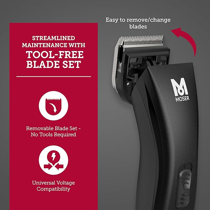 Moser NEO Professional Cordless Hair Clipper for Men (Made in Germany) | Magic Blade Technology