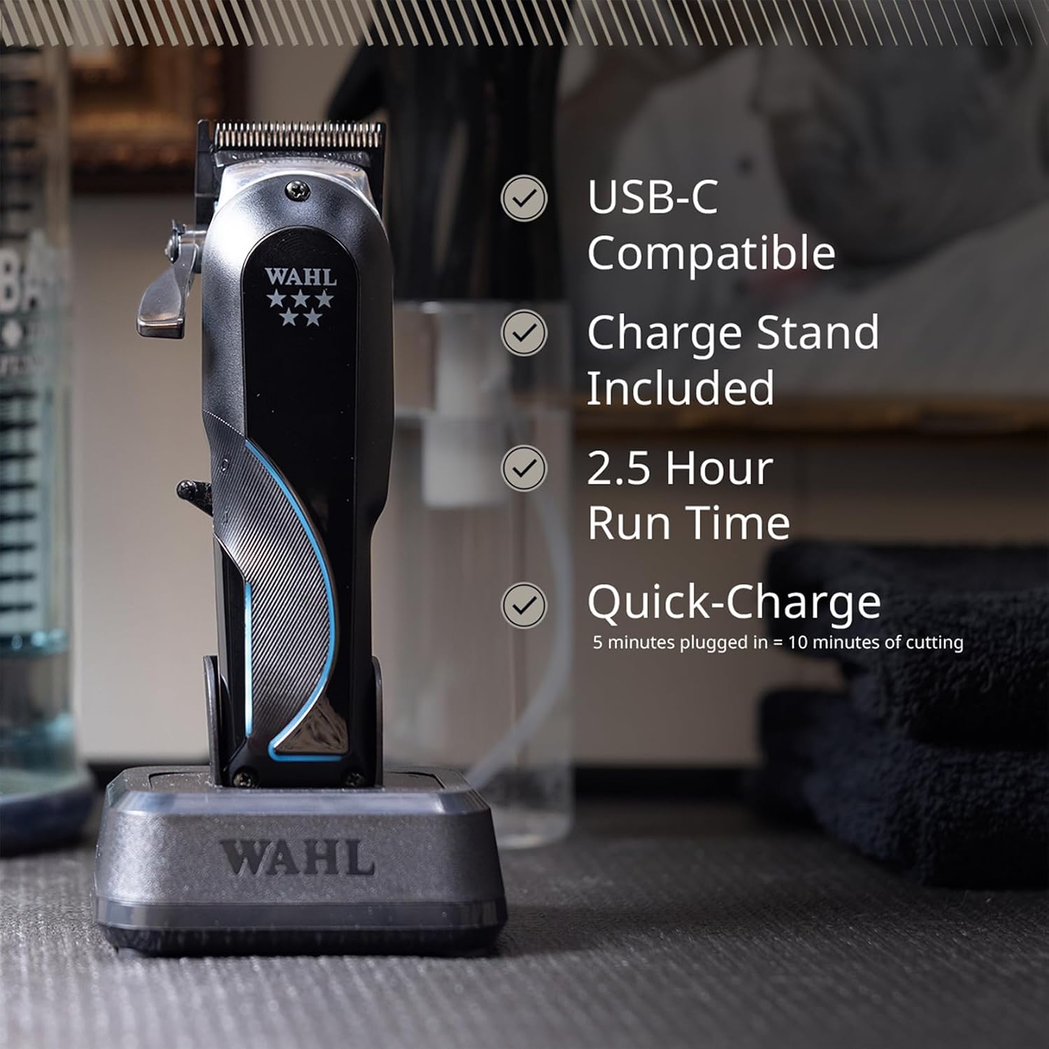 Wahl Senior 2.0 Cord/Cordless Hair Clipper with 8000 RPM