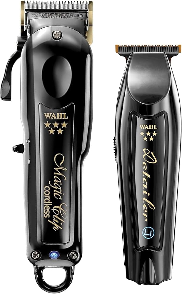 Wahl Barber Combo Magic Clip Black And Detailer