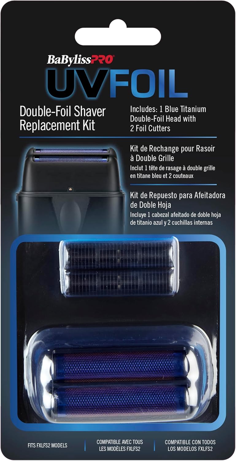 BabylissPRO® UVFOIL Double Replacement Foil with Cutters Matte Black