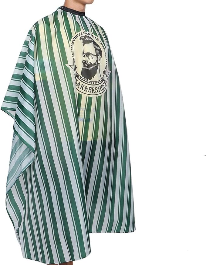 Professional Barber Hair Cutting Cape Cover - Adjustable Hairdressing Salon Cape For Cutting And Colouring Hair (1#)