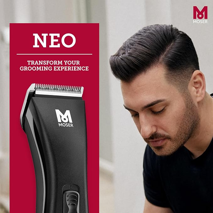 Moser NEO Professional Cordless Hair Clipper for Men (Made in Germany) | Magic Blade Technology