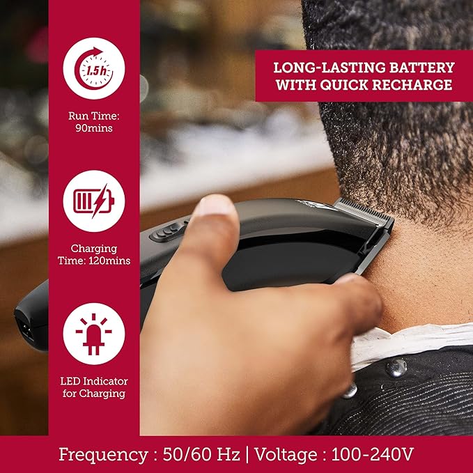 Moser NEO Professional Cordless Hair Clipper for Men (Made in Germany) | Magic Blade Technology