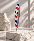 Professional Barber Straight Razor – Barber Pole Design