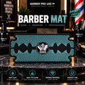Professional Barber Tool Mat – Razor Blade Design