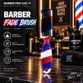 Professional Barber Fade Brush – Barber Pole Design