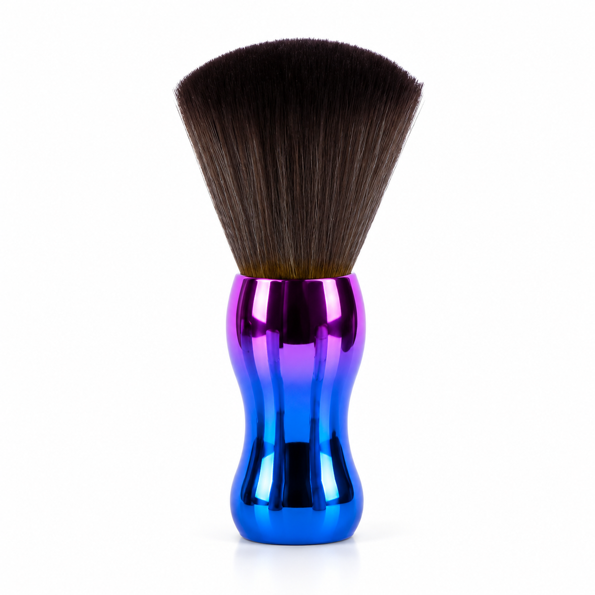 Professional Barber Neck Duster Brush – Purple & Blue Gradient