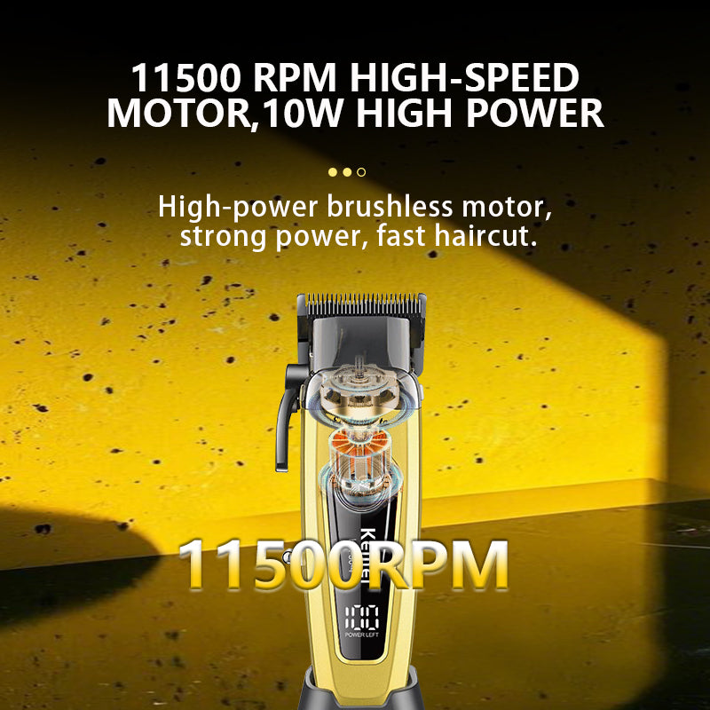 Kemei Km-90-4 11500rpm High Speed 10w Strong Power Professional Brand Barbers Electric