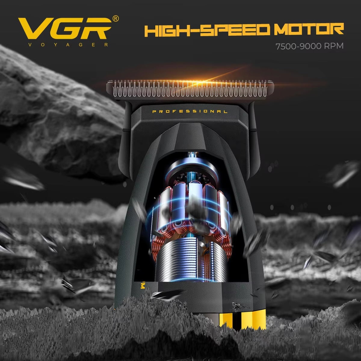 VGR 285 & 285T Professional Hair Clippers and Trimmer Set