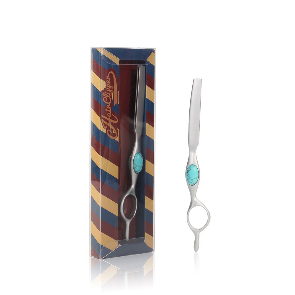 Professional Feather Styling Razor – Turquoise Handle