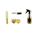 Hot Selling Gold Color Set Salon Barber Tool Set with Brush