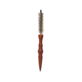 Solid Wood Boar Bristle Spiral Pattern Hair Brush & Comb for Fluffy/Straight/Curly Hair Styling Sizes 16-20mm