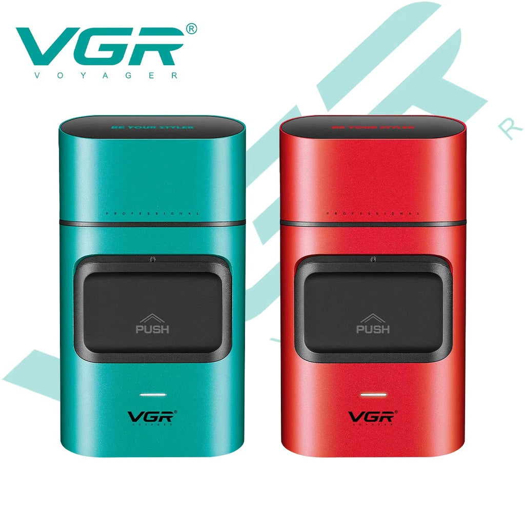 VGR V-307 Professional Foil Shaver 9000 RPM Super Power Electric Shaver High End Whitening Device Hair Trimming Tool