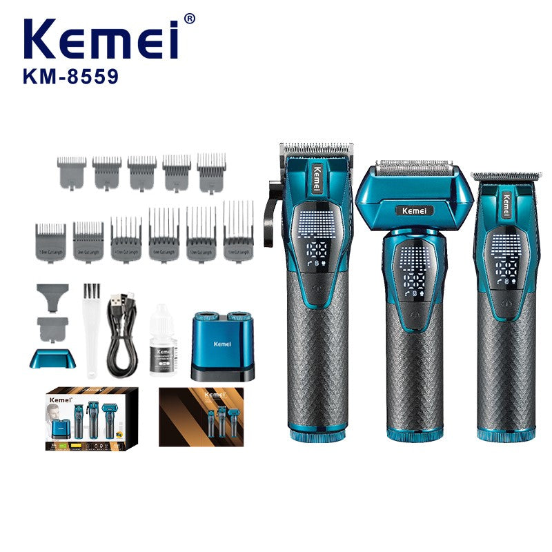 Pack Kemei 3in1 Blue Edtion